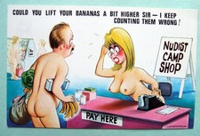 Postcard - NUDIST CAMP HUMOUR