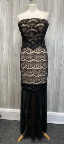 Lipsy black beige scalloped - lipsy,