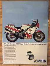 RD500LC RD500 RD 500 1984 VARTA BATTERY POSTER