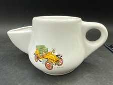 Shaving Mug WADE White Large 6" Dion Bouton 1903 Design Wet Shave Hot Water Jug