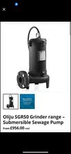 Oliju SGR Grinder – Submersible Sewage / Sewer Pump