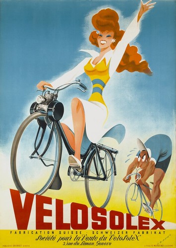 Velo solex vintage advertising - solex,