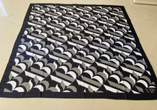 Satin silk scarf 70cm square - satin/silk,