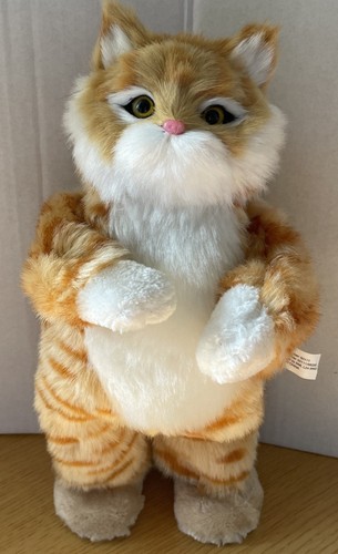 Ginger cat 30cm battery - ginger,