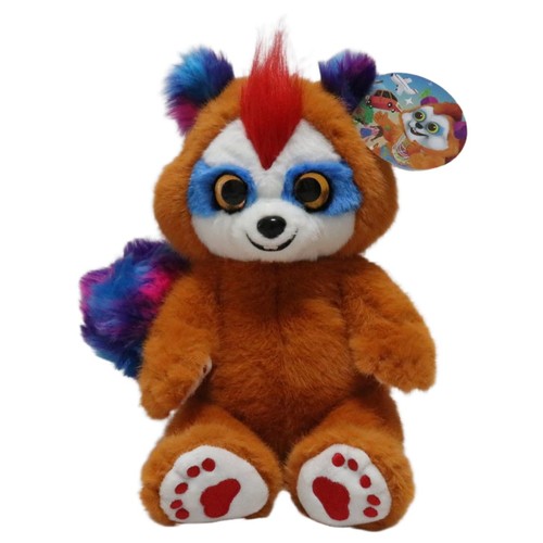 Booghe red panda plush - red,