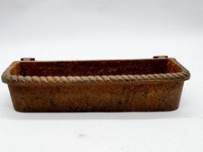 Antique cast iron trough box - cast,