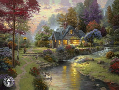 Thomas kinkade stillwater - kinkade,