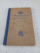 Original Riley One Point Five Drivers Handbook Operation Manual 1958 - 60