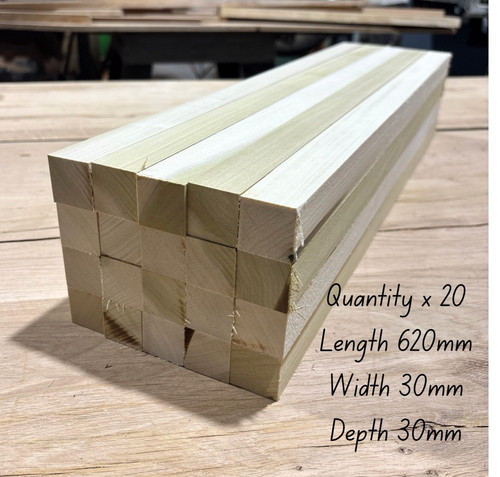 Planed tulipwood offcuts - tulipwood,