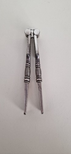 Pair antique reversible nut - pair,
