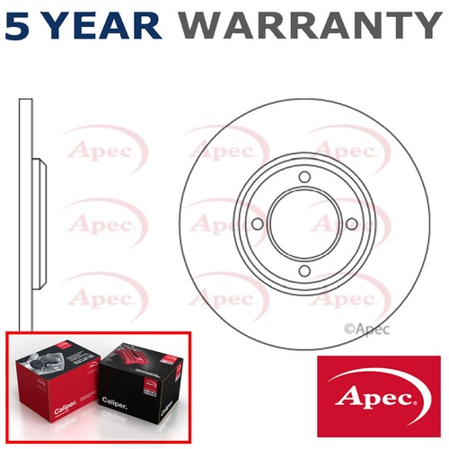 Apec front brake - disc, fits