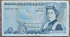 Bank england five pound - of, £5