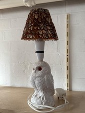 Owl Lamp  Ceramic Lamp Real