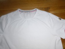 Moncler Slim Fit White T Shirt