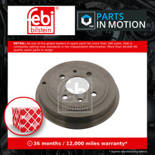 2x Brake Drums (Pair) fits FIAT 500 312 Rear 9 1.0 1.2 1.3D 2007 on 180mm Set