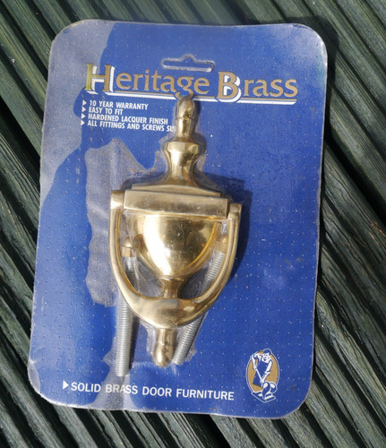 Vtg heritage solid - solid, brass