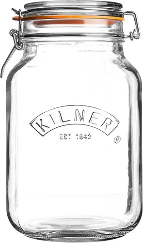 Kilner square clip top - clip, jar
