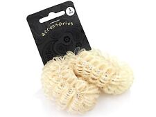 Blonde Donut Hair Scrunchies -