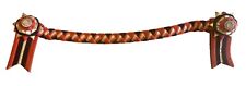 Navy/red/gold 14” show browband by Ponies on parade good condition