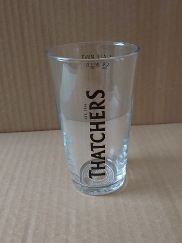 Thatchers half pint cider - half,