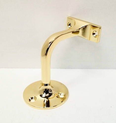 Brass handrail brackets stair - brackets,