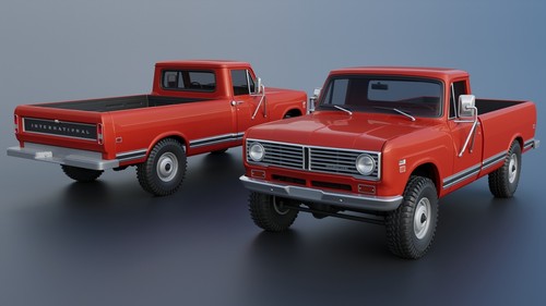 International pickup long bed - pickup,