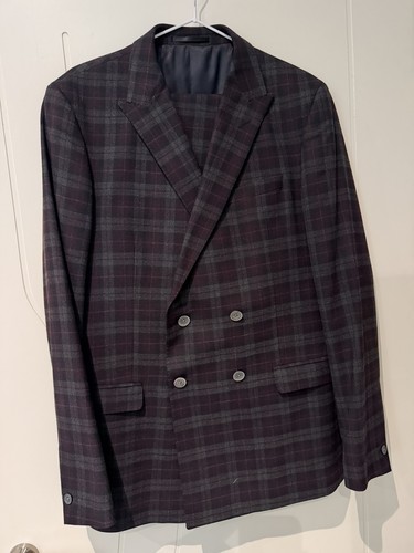 Lewin grey burgundy - tm, &
