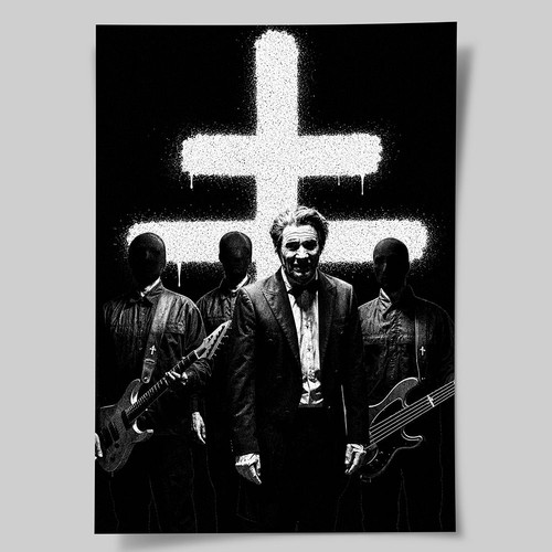 President band poster black - band,