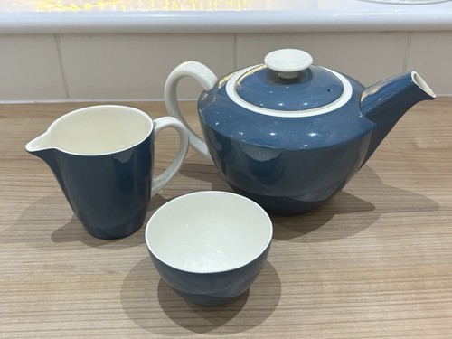 Poole pottery blue - moon, teapot