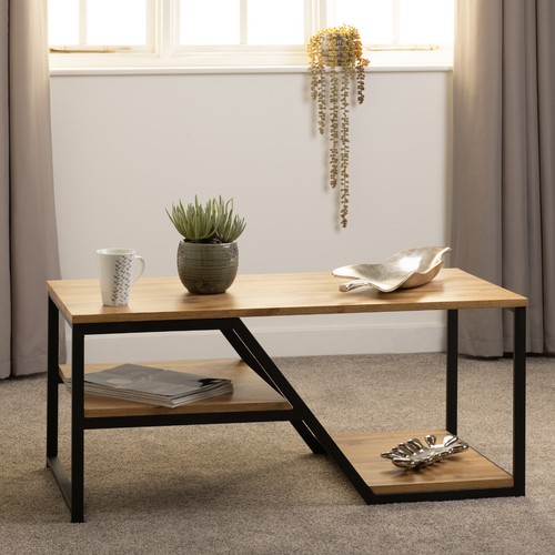 Durham coffee table light - light, oak