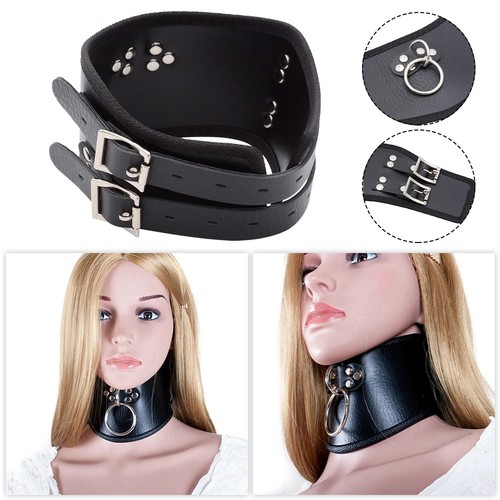 Leather neck collar - pu,