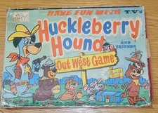 Vintage Huckleberry Hound & Friends Out West Board Game - Berwick Game