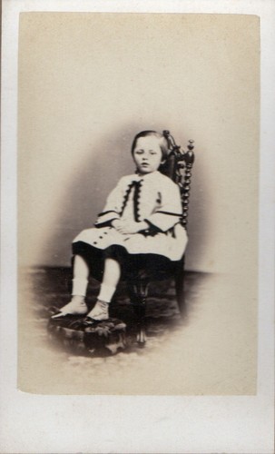 Rare 1863 maryport cdv boy - rare,