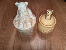 2 Honey Pots/Jars Bear designs 