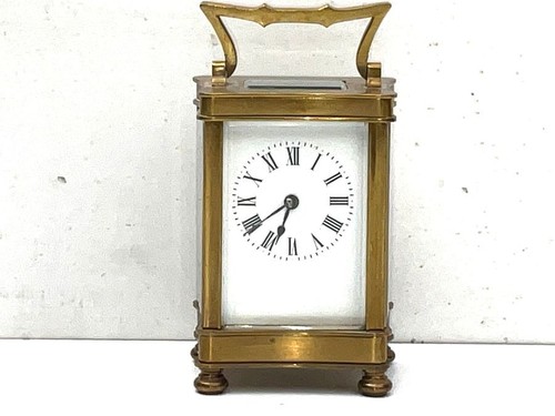 Carriage clock french gilt - carriage,