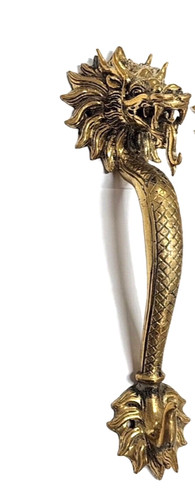 Dragon grab real brass - dragon,