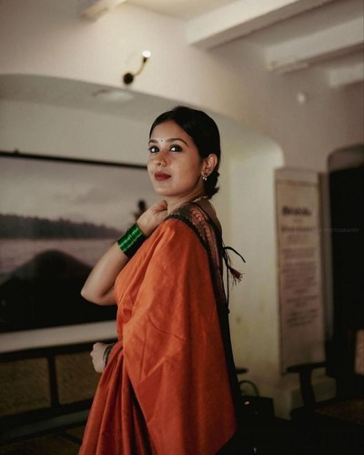 Traditional wear orange - traditional,
