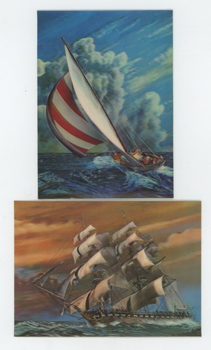 Two 1960 lenticular - 1960's, 3-d