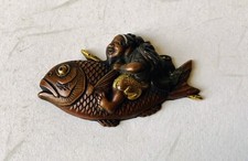 Antique Japanese Fisherman