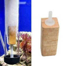 AQUARIUM WOODEN AIR STONE DIFFUSER, PUMP, FISH TANK, MARINE, PROTEIN SKIMMER DH