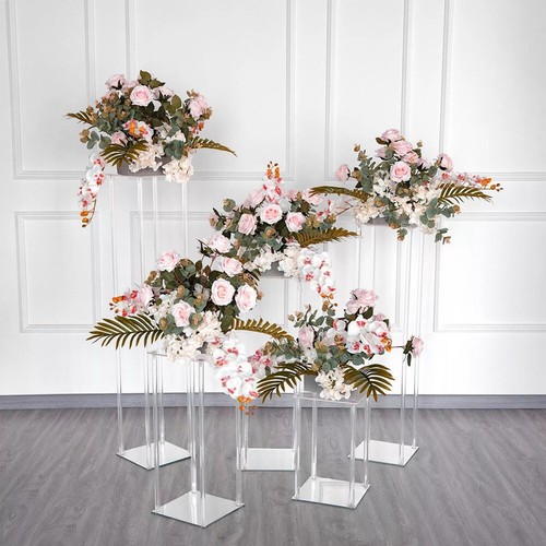 Clear acrylic flower stand - ​clear,