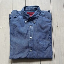 Vintage Banana Republic Men’s Thick 100% Cotton Denim Shirt, Size Medium