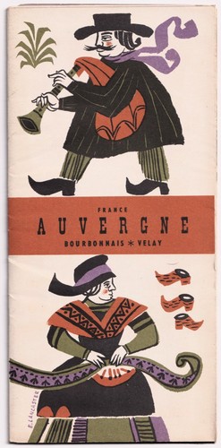 Vintage auvergne france travel - vintage,