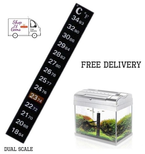 Aquarium fish tank thermometer - fish,