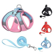 Pet Dog Harness Puppy Pet Soft Adjustable Comfortable Reflective Breathable Vest