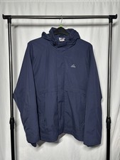 adidas Men's Vintage 90s Windbreaker Jacket Reversible Hoodie Size L