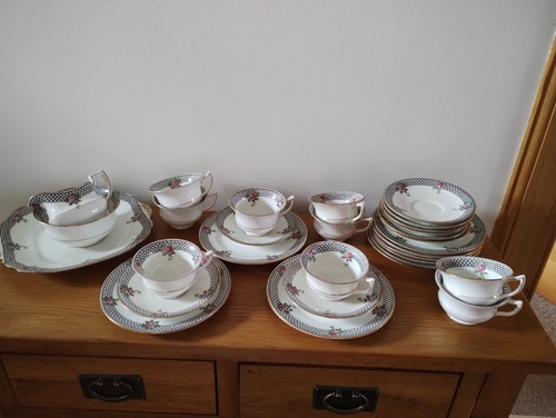 Aynsley china tea set for - aynsley, 9