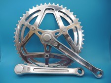 SUGINO MAXY CHAINSET 1970`s 45/52 T - R/H CRANK AND RINGS ARE NOS - L/H IS USED