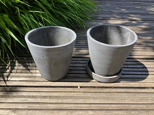 Hay flower pots - flower, x2