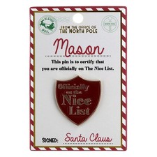 Christmas Personalised Pin